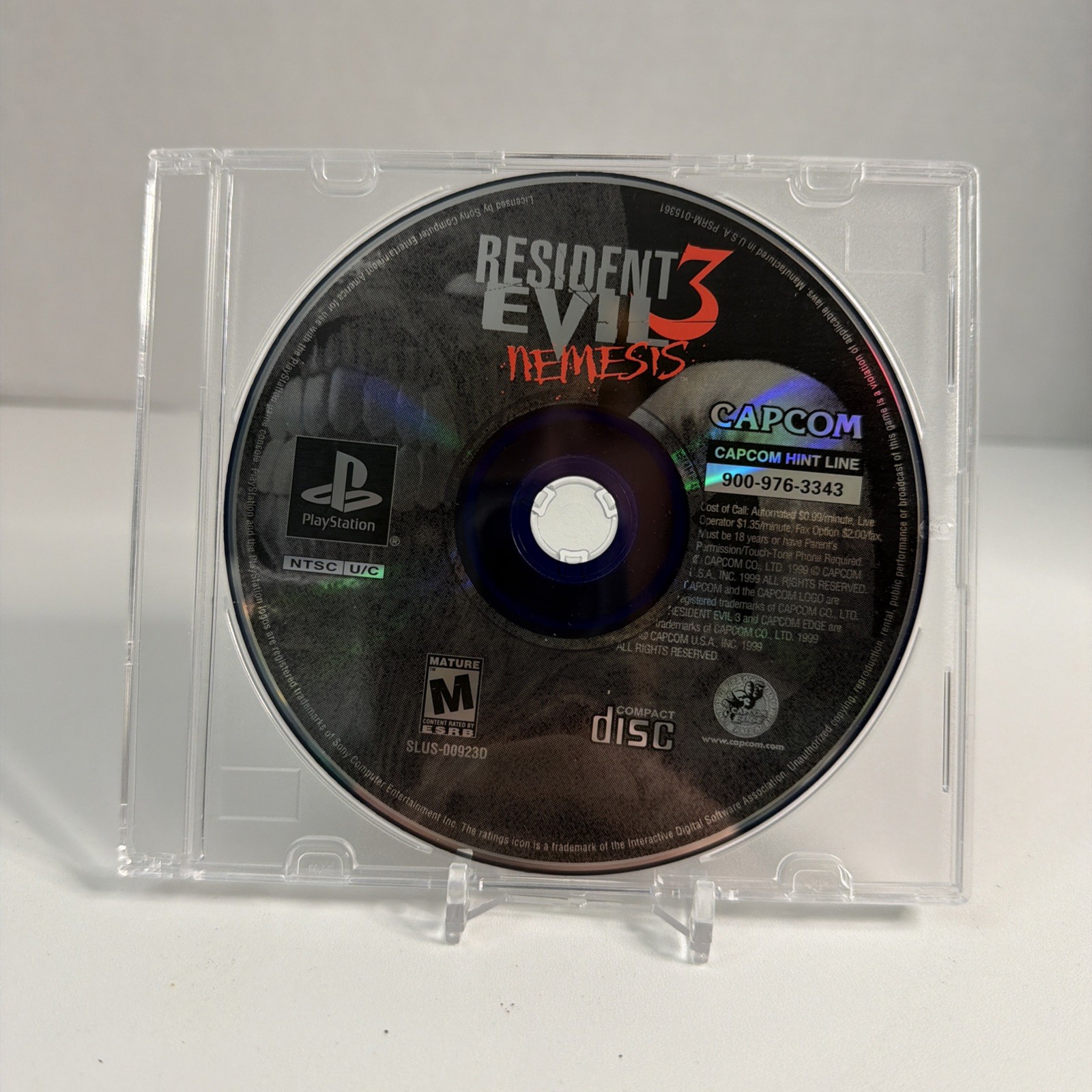 Resident Evil 3: Nemesis (PlayStation 1, 1999) PS1 Disc Only – Untested