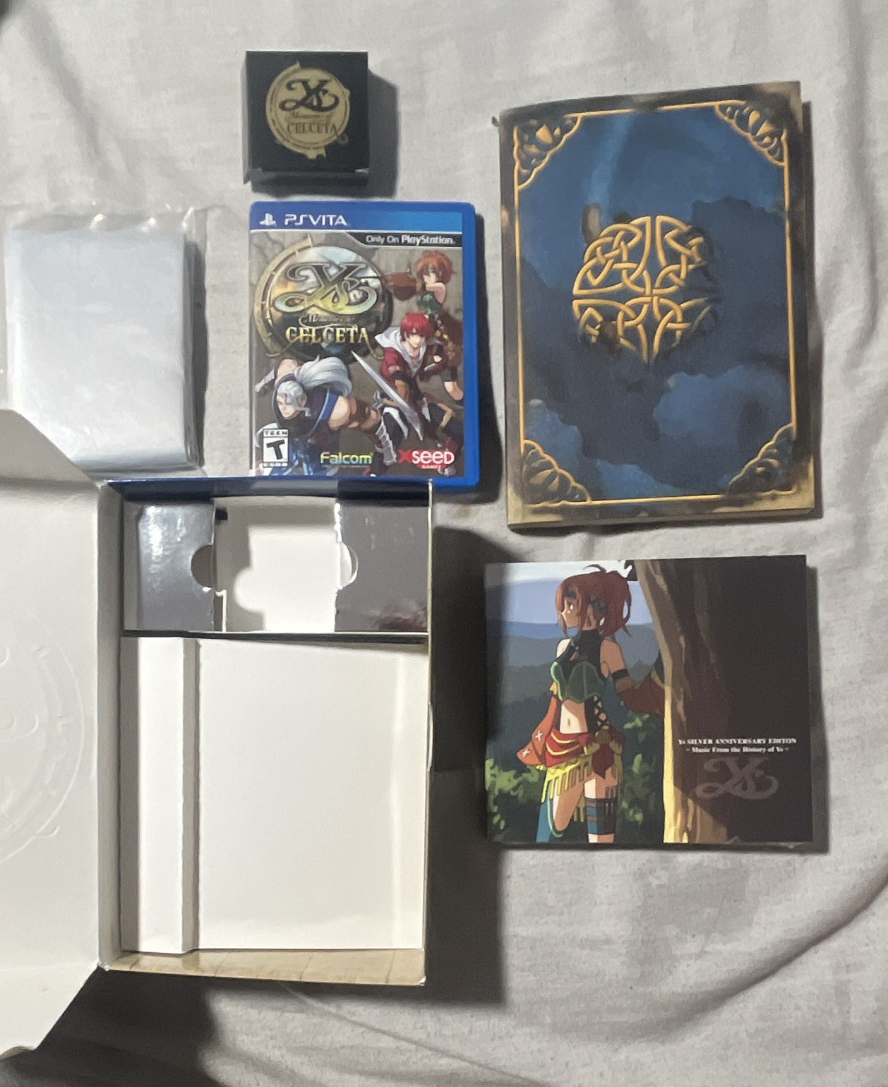 XSEED Games Ys: Memories of Celceta Silver Anniversary Edition PS Vita T 2013