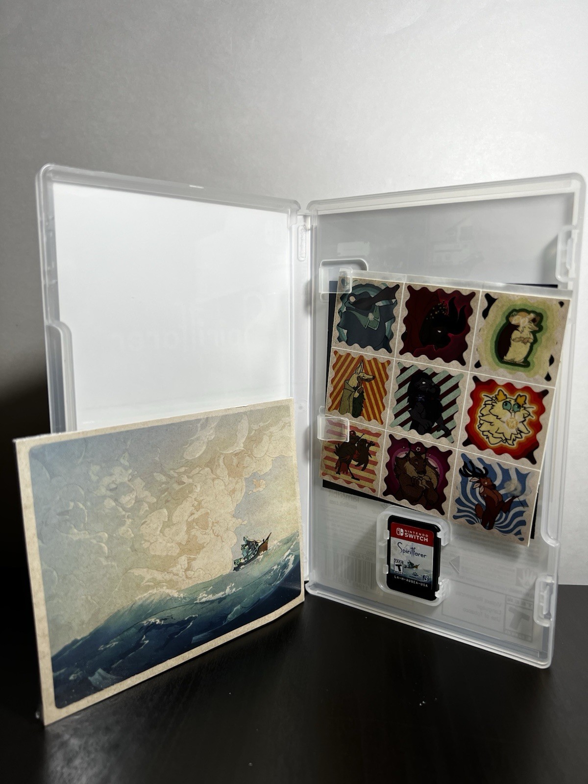 Spiritfarer (Nintendo Switch) includes Stickers and Post Cards Complete CIB