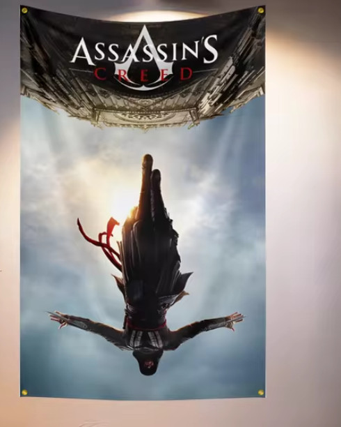 Assassin’s Creed Flag 3×5 FT Assassins Creed Banner Assassin’s Creed Tapestry