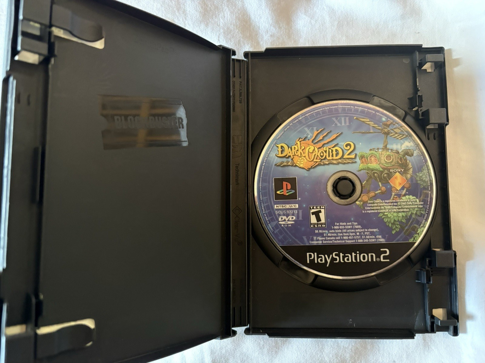Dark Cloud 2 PS2 (Sony PlayStation 2, 2003) No Manual TESTED Blockbuster Case