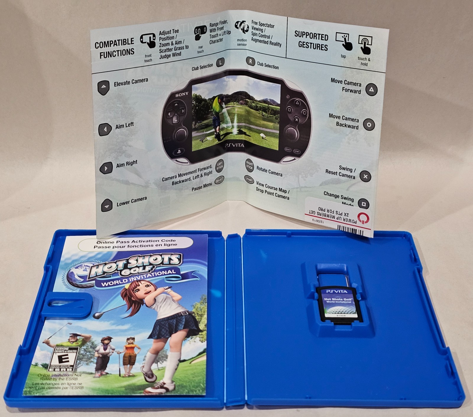 Hot Shots Golf: World Invitational Sony PlayStation Vita Complete CIB