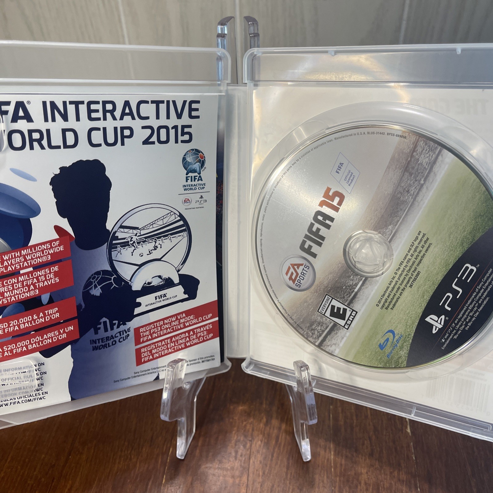 Playstation 3 PS3 FIFA 15 Complete CIB 2015 EA Sports Soccer Leo Messi Dempsey