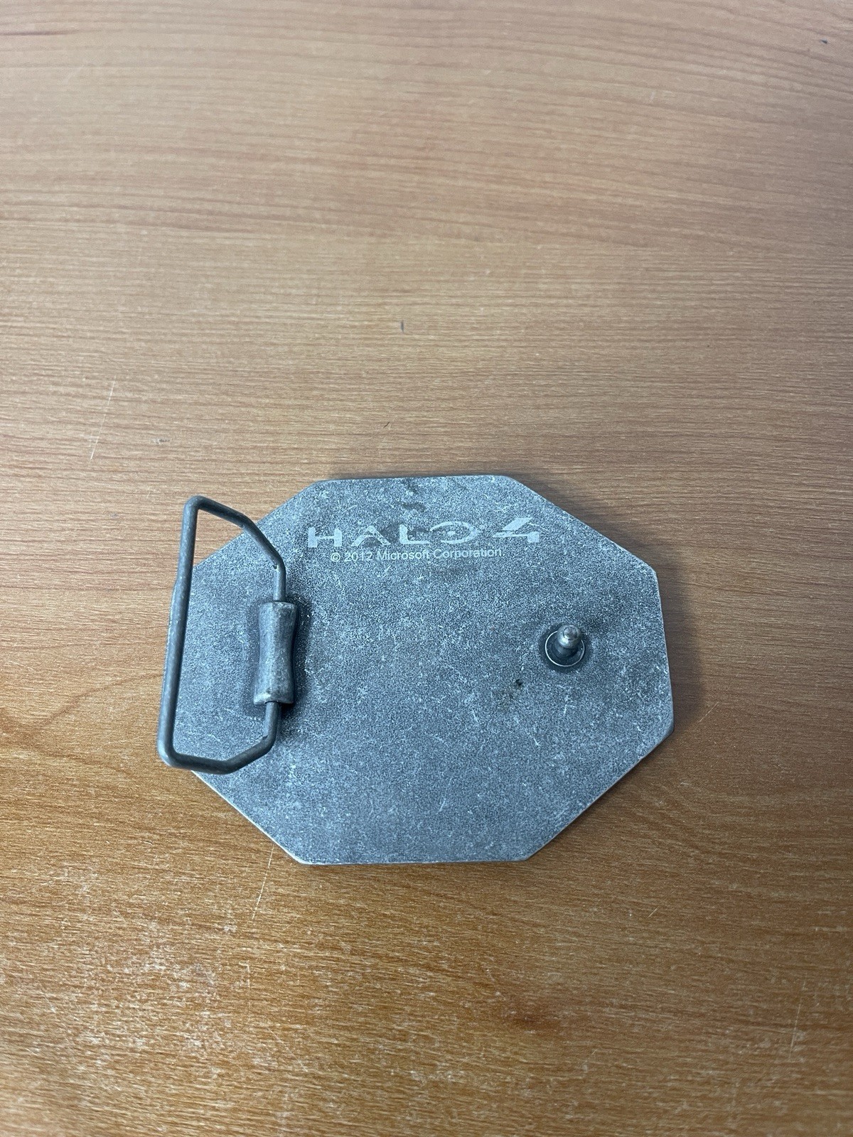2012 HALO 4 UNSC UNITED STATES SPACE COMMAND BELT BUCKLE