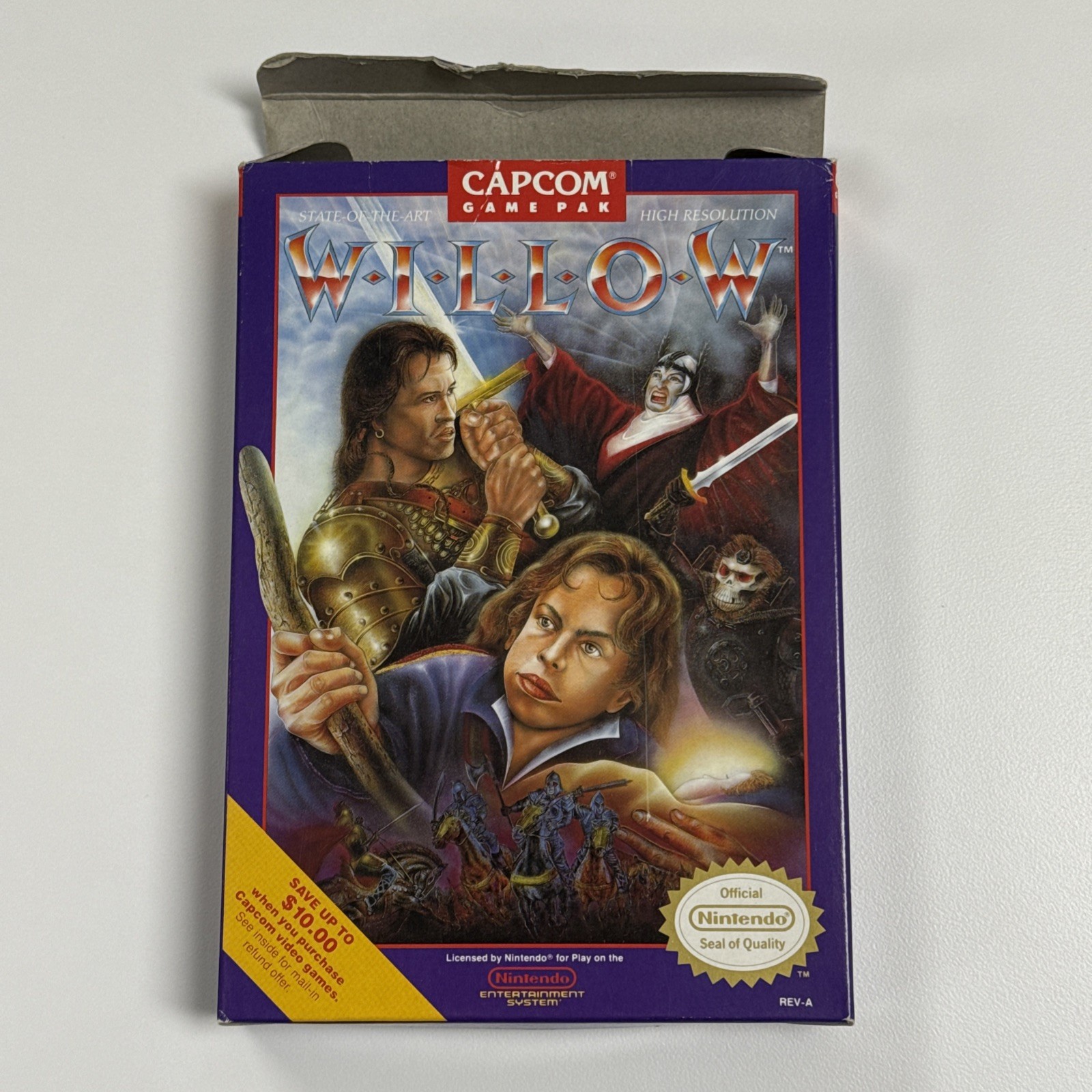 Willow (Nintendo Entertainment System, 1989). VGC Manual & Regi Card. Tested.