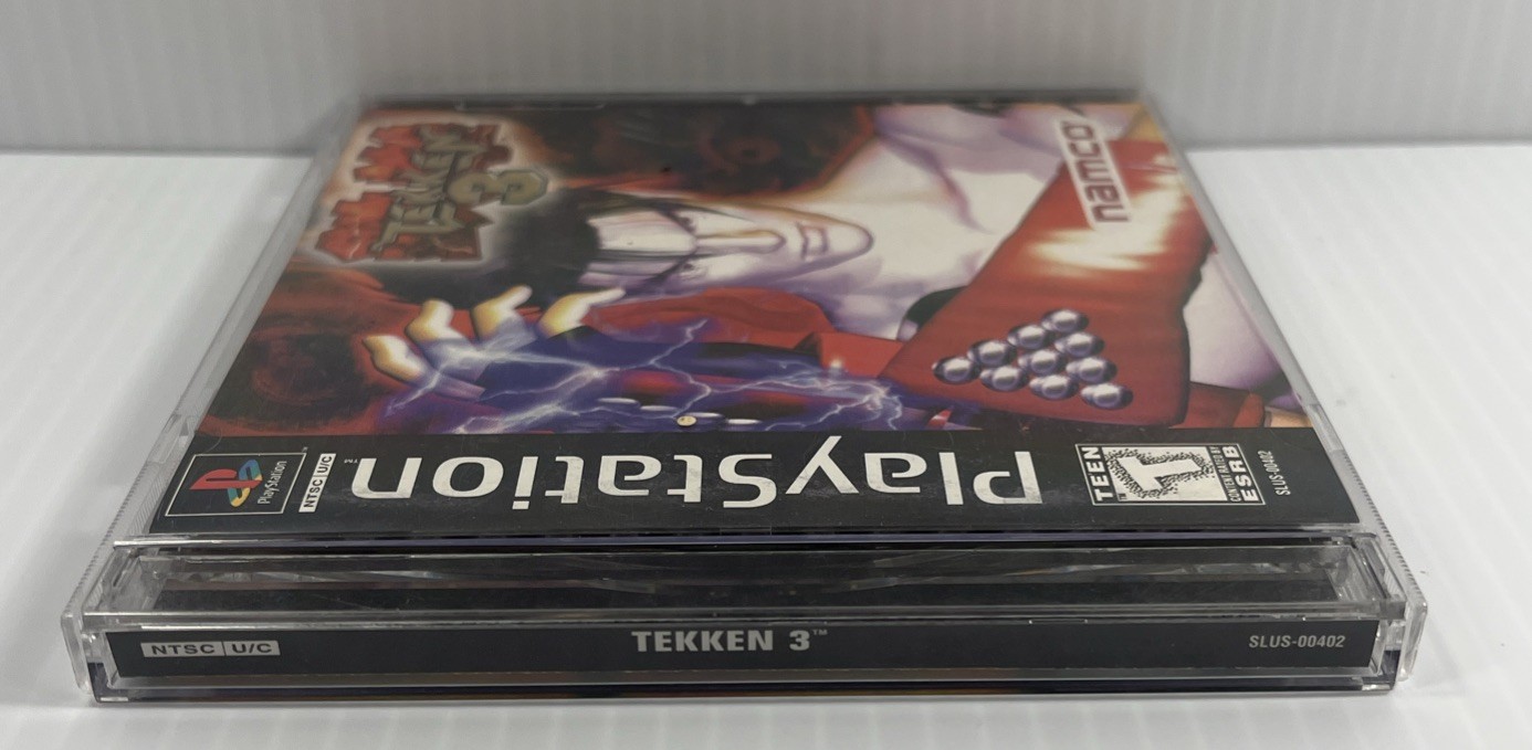 Tekken 3 (Sony PlayStation 1, 1998) Tekken III PS1 W manual. W Reg Card. Tested.