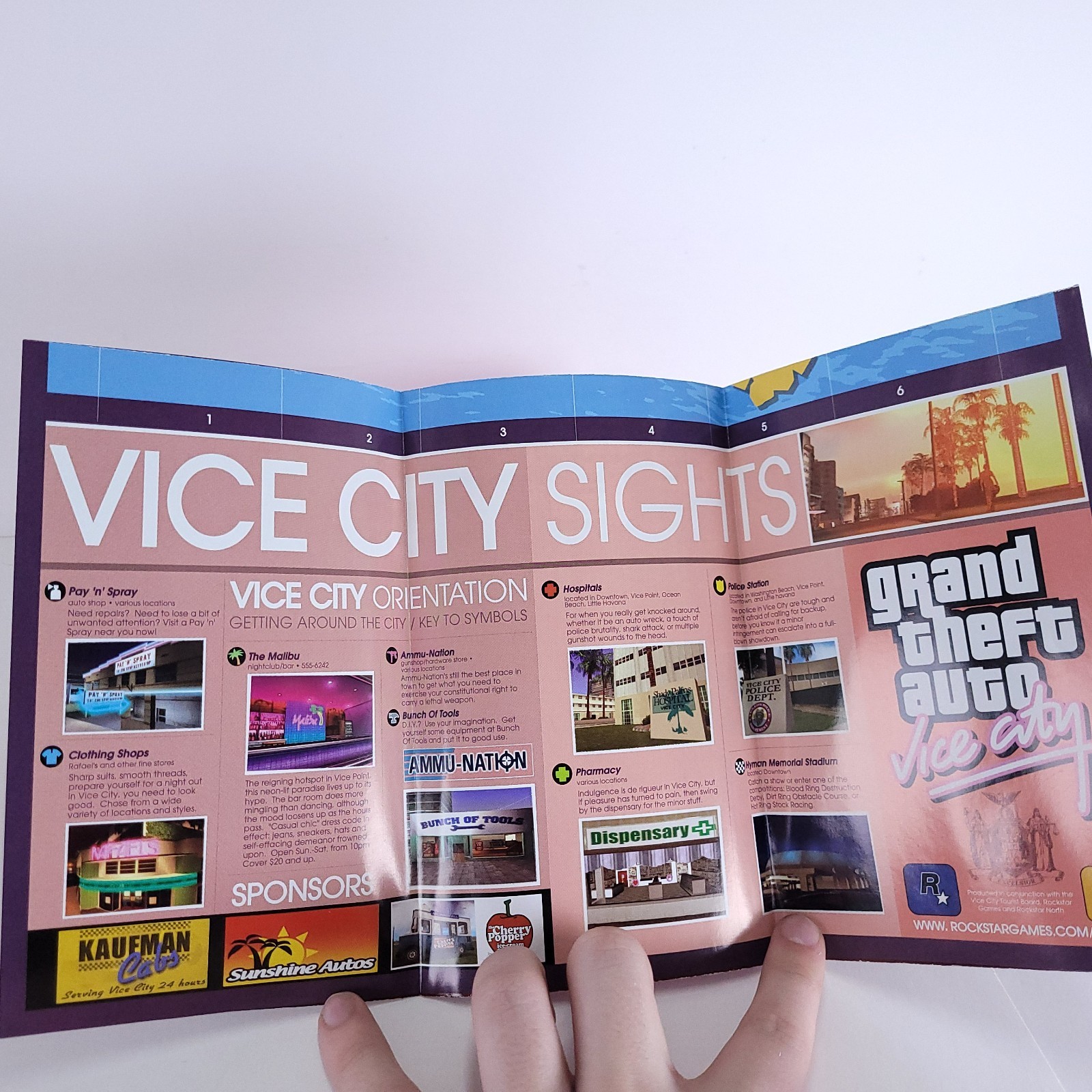 Grand Theft Auto Vice City w/Manual + Map Sony Playstation 2 PS2