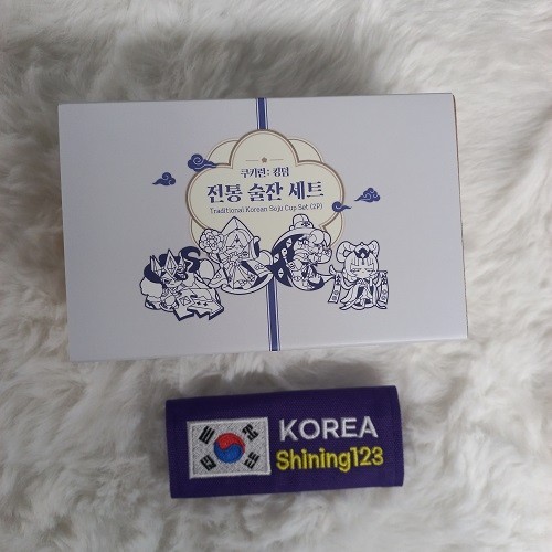 Cookie run kingdom traditional korean soju cup set 2p/korea