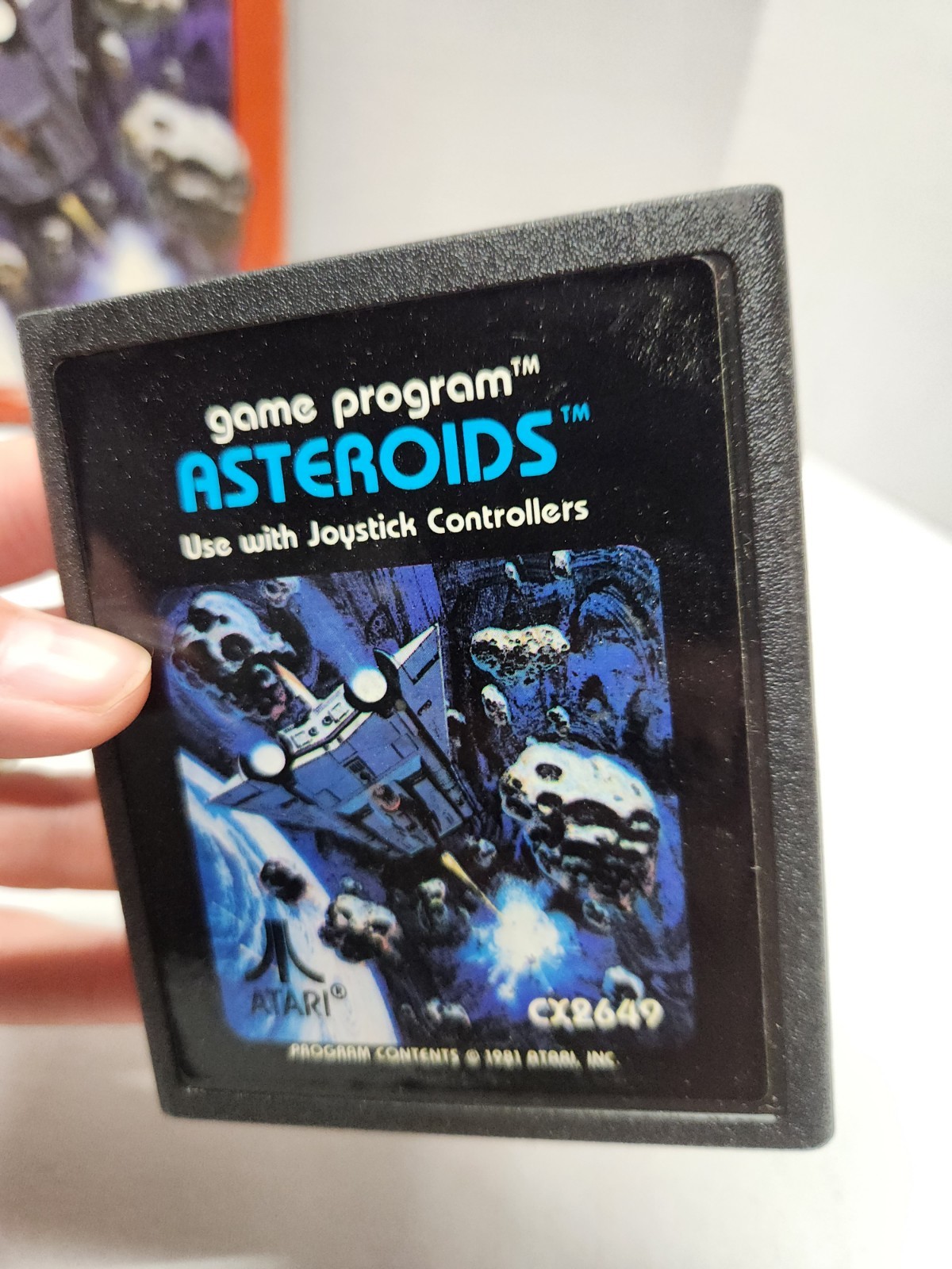 Asteroids (Atari 2600, 1981) Box And Cartridge