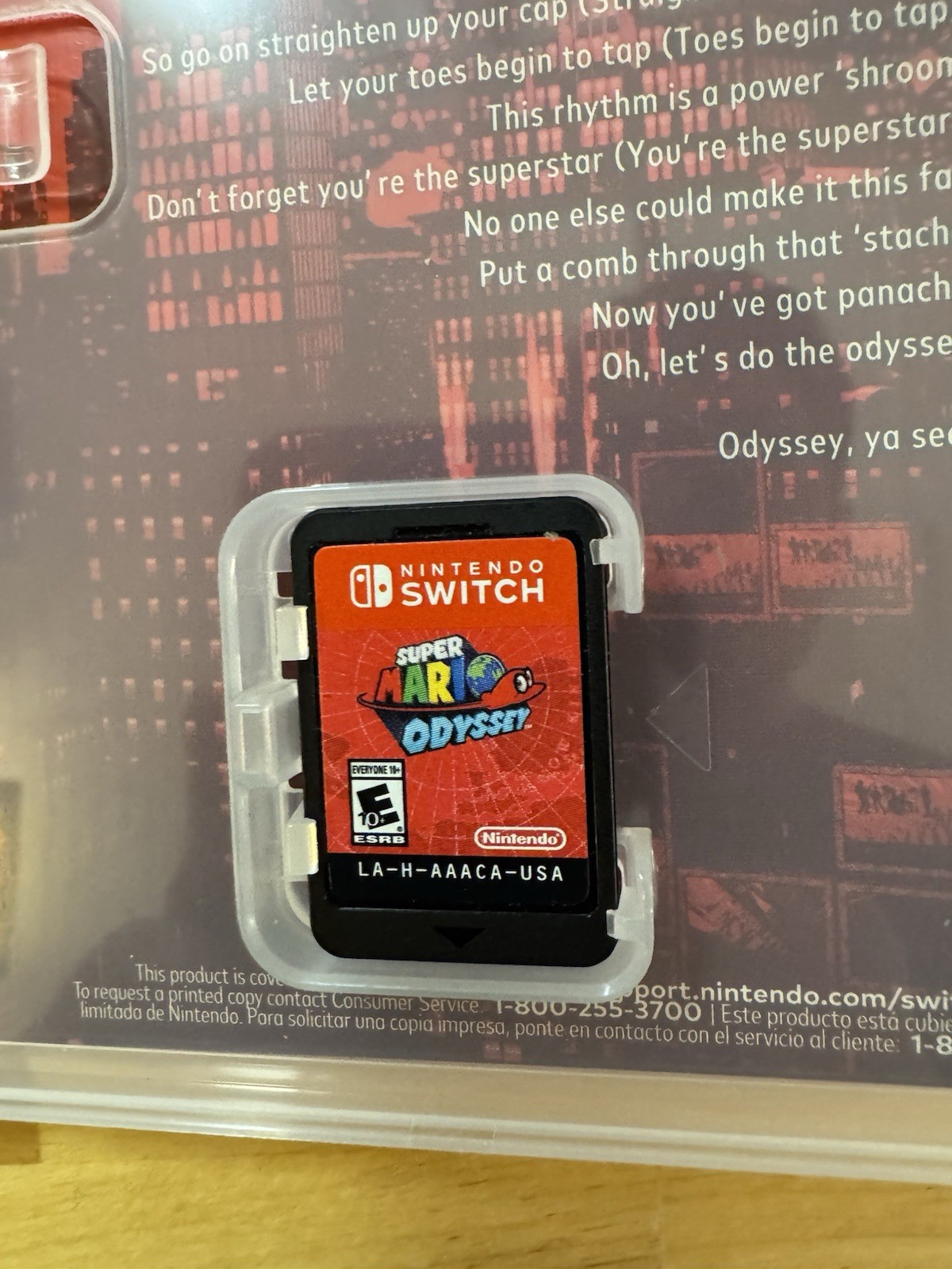 Super Mario Odyssey (Nintendo Switch) Cartridge w/ Case