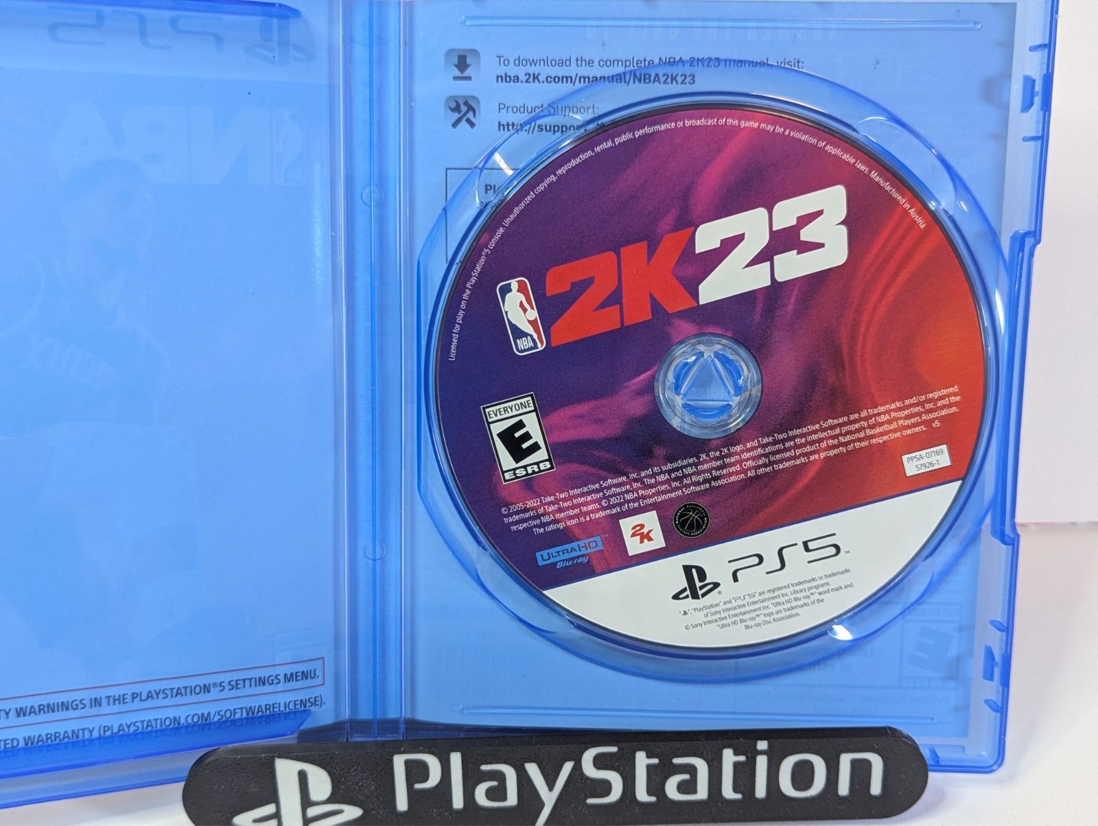 NBA 2K23 – Playstation 5 PS5 Pristine – Cleaned, Tested, Working! See pics!