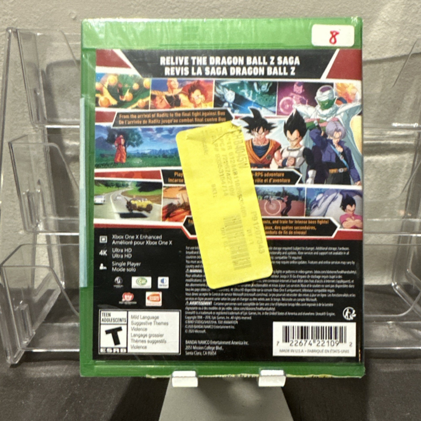 Dragon Ball Z Kakarot Action & Role Playing Xbox One T NTSC-U/C