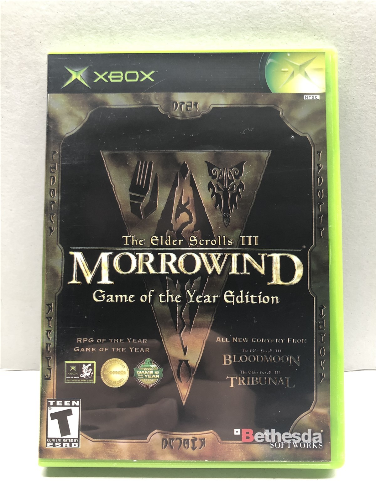 Elder Scrolls III: Morrowind Game of the Year Edition (Xbox 2003) Clean Tested