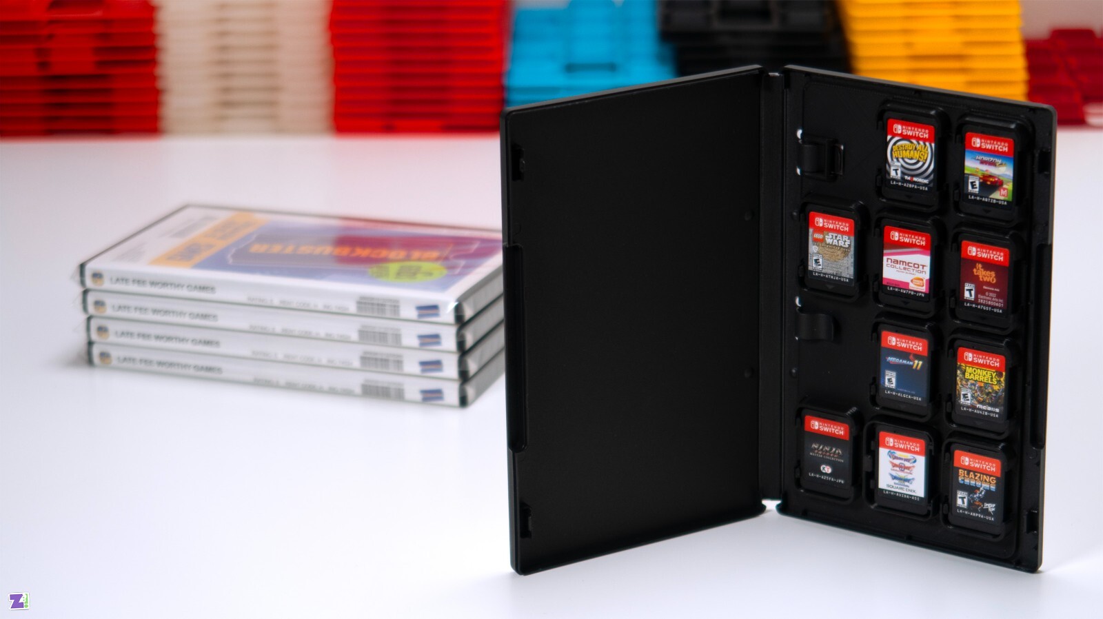 Nintendo Switch Game Card Holder: BLOCKBUSTER VIDEO – Holds 10 Games