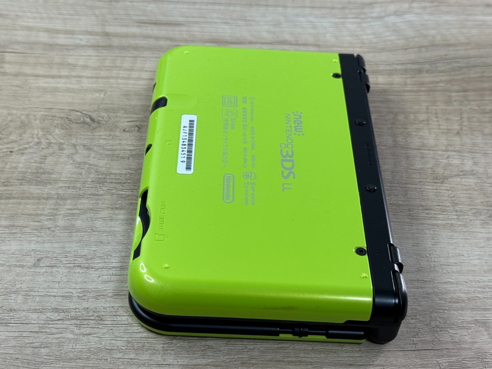 RANK B+ Nintendo New 3DS XL Lime Black Console Tested Japan ver D6208