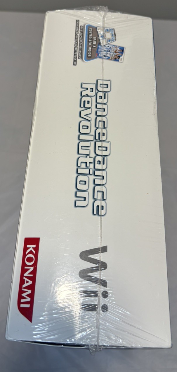 Sealed in Box Nintendo Wii Dance Dance Revolution Game, Controller And Game Pad