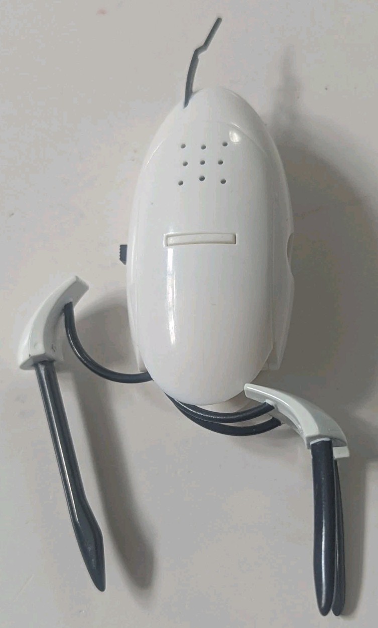 Portal 2 Talking Sentry Turret Aperature Laboratories, LED Flashlight, Pre-Owned
