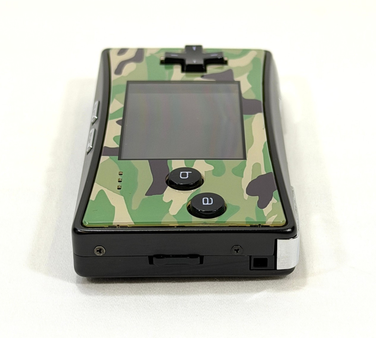 Nintendo Game Boy Micro OXY-001 Camouflage Faceplate w/ Case