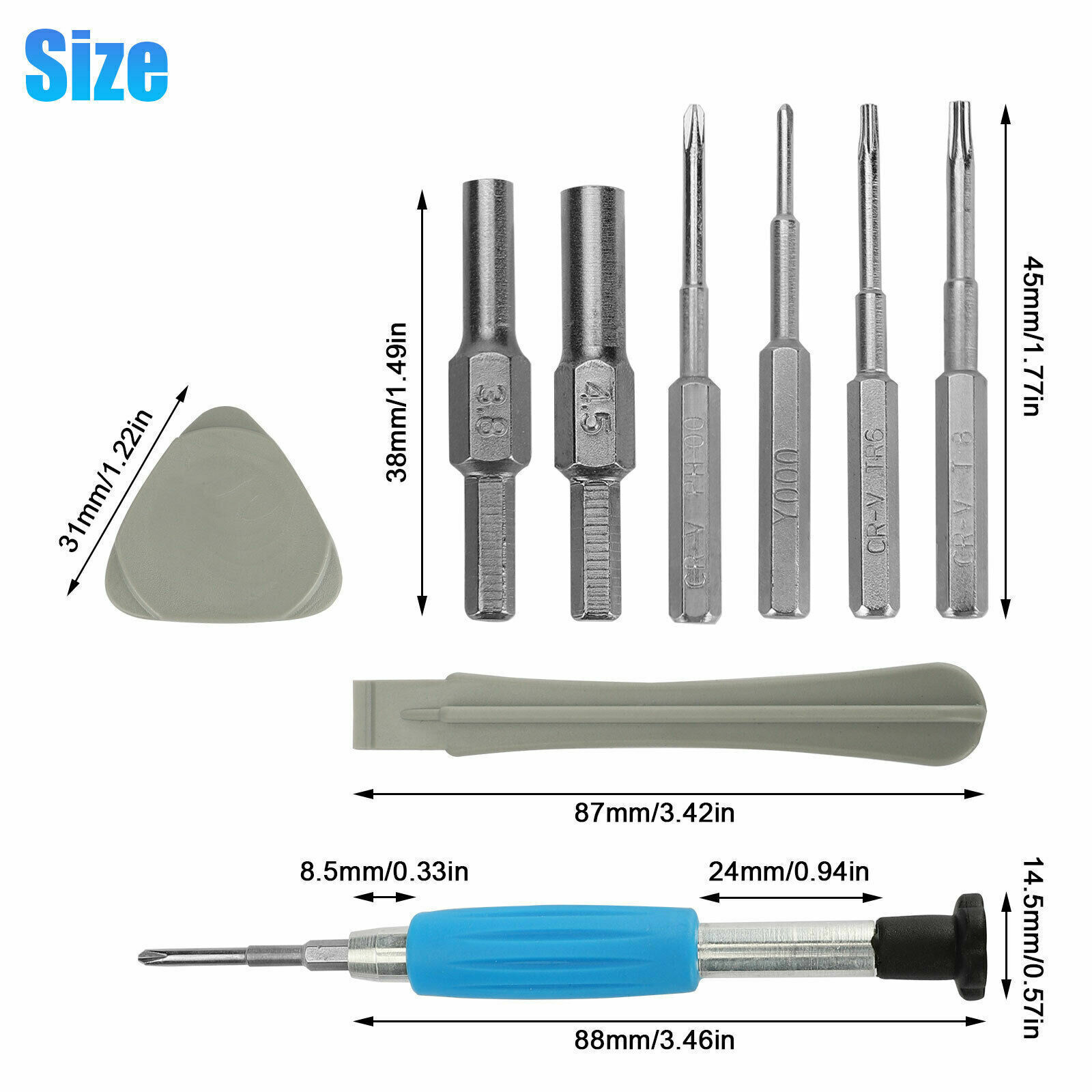 Repair Tool Kit Screwdriver for Nintendo NES SNES N64 Sega Set Game Boy Consoles