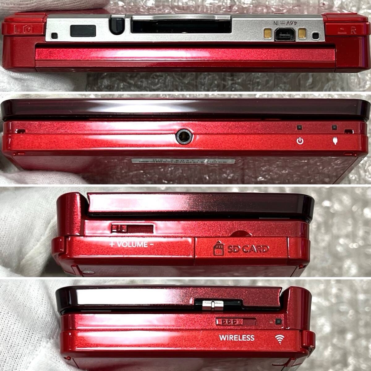 Nintendo 3DS Flare Red Console 128GB CIB