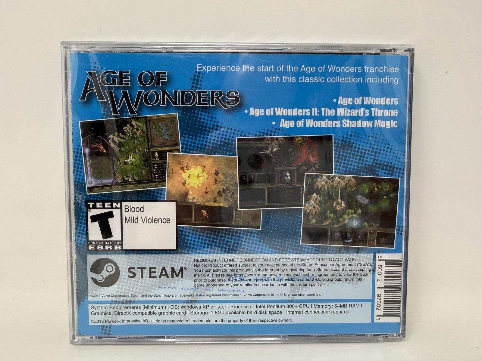 Age of Wonders – 3 Game Bundle – PC CD-Rom – NEW, Sealed