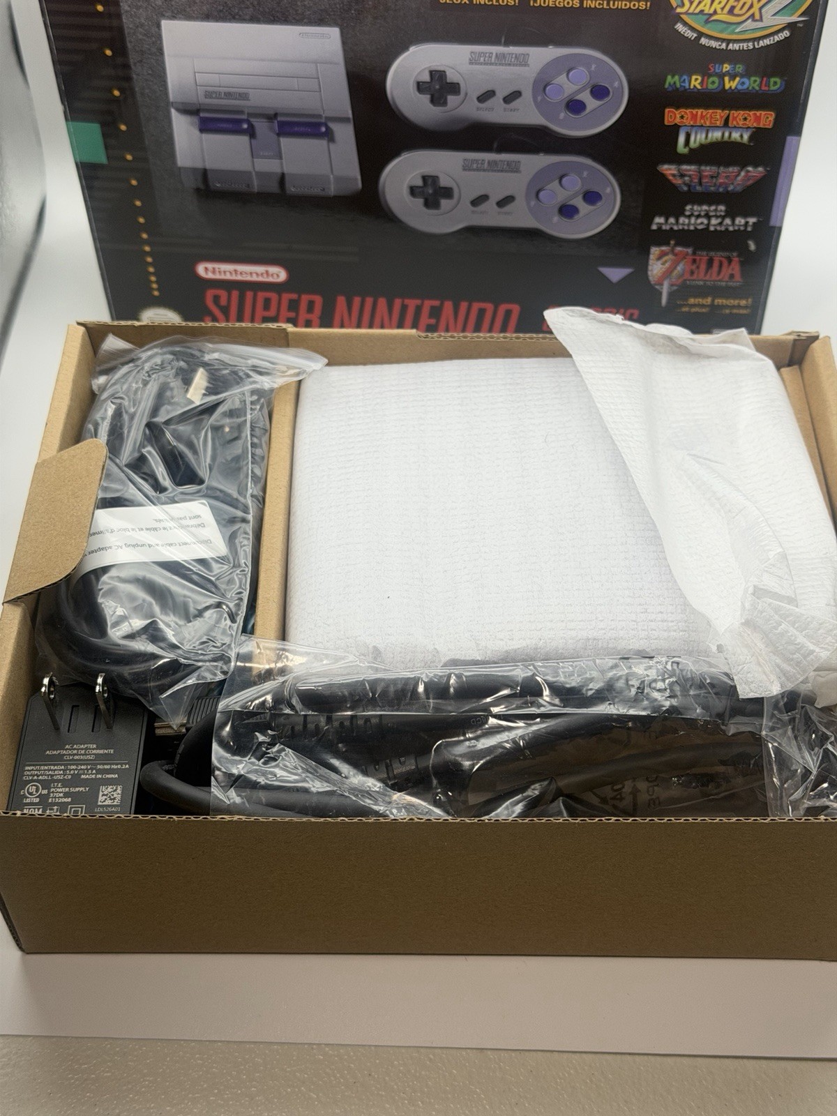 SNES Classic Edition Console with 21 Games new open box