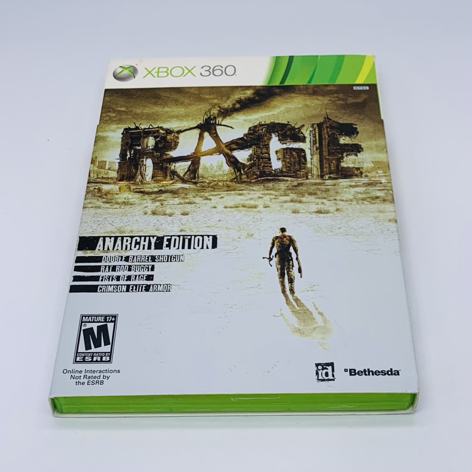 Rage Anarchy Ed Xbox 360, 2011 CIB w/ Slipcover 3-Disc Manual & 2 Inserts Tested