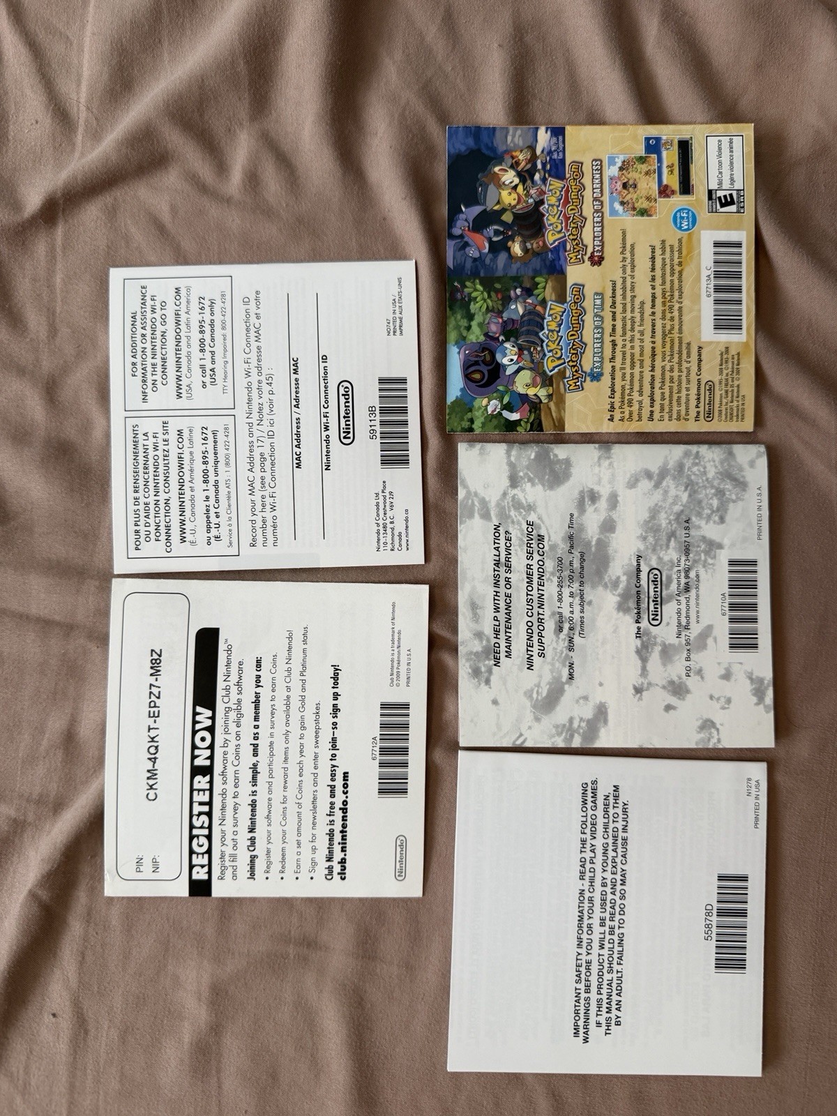 Pokemon Platinum Version [Nintendo DS, Authentic] CIB Complete Game Case Inserts