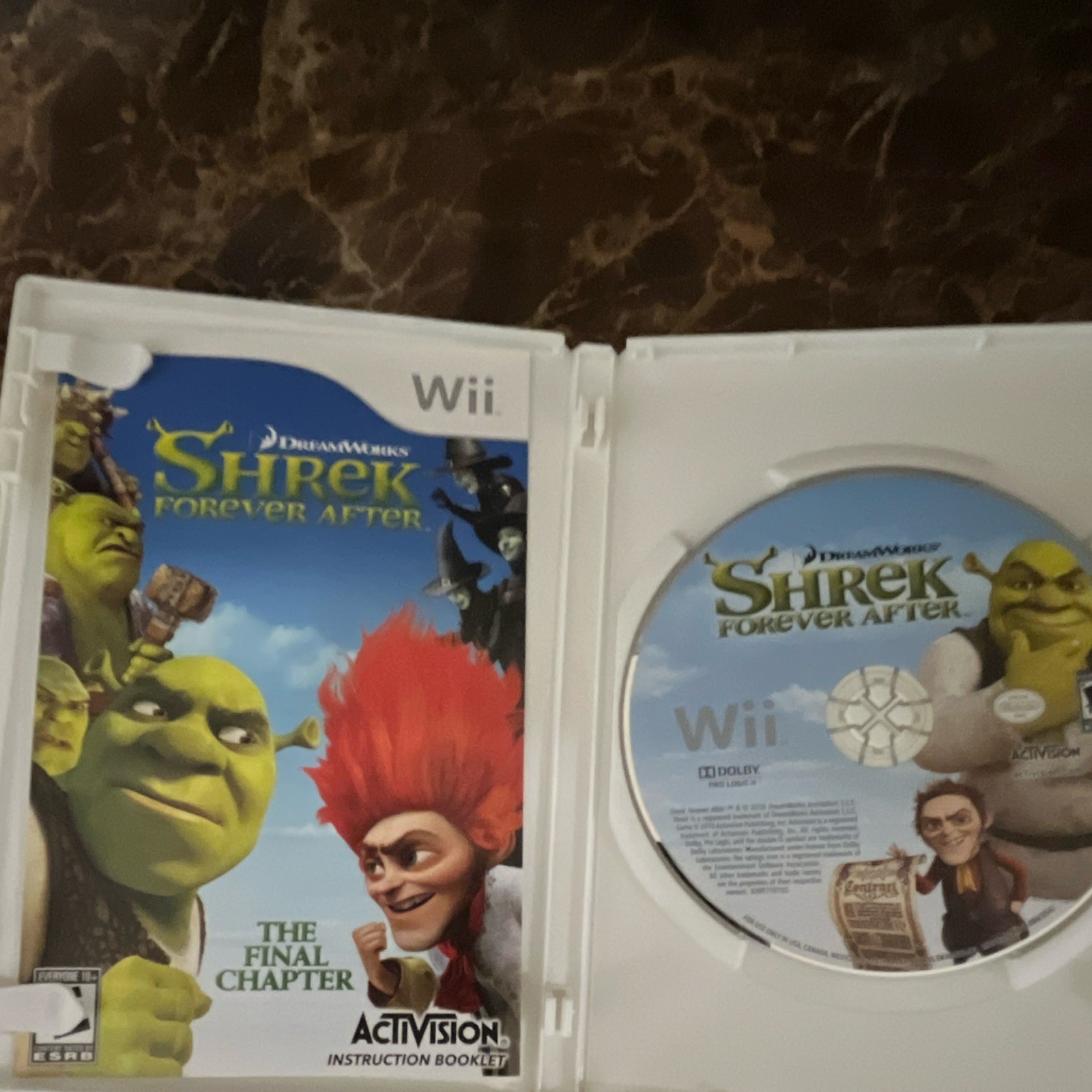 Activision Shrek Forever After: Final Chapter Nintendo Wii 2010 E10+ NTSC-U/C