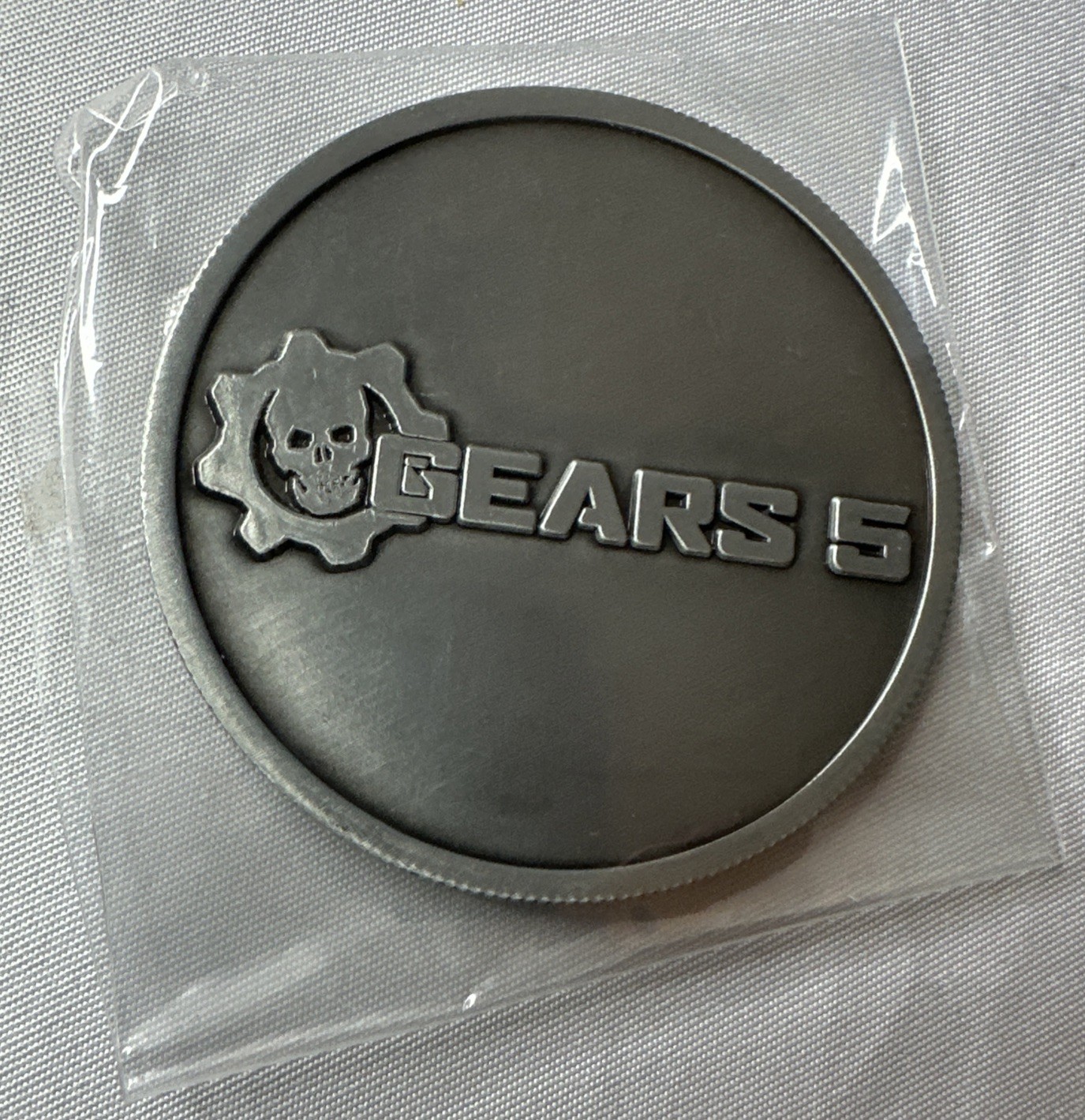 Gears Of War 5 Promo Box Pin + Coin + Lanyard + Art Card Promotional Xbox One