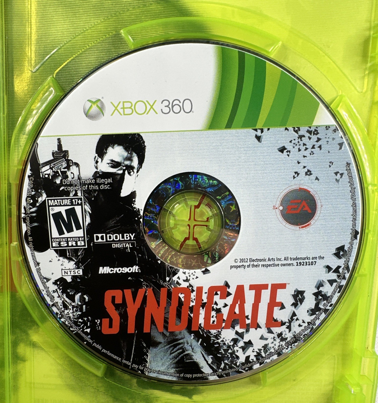 Syndicate Microsoft Xbox 360 2012 Complete CIB Tested