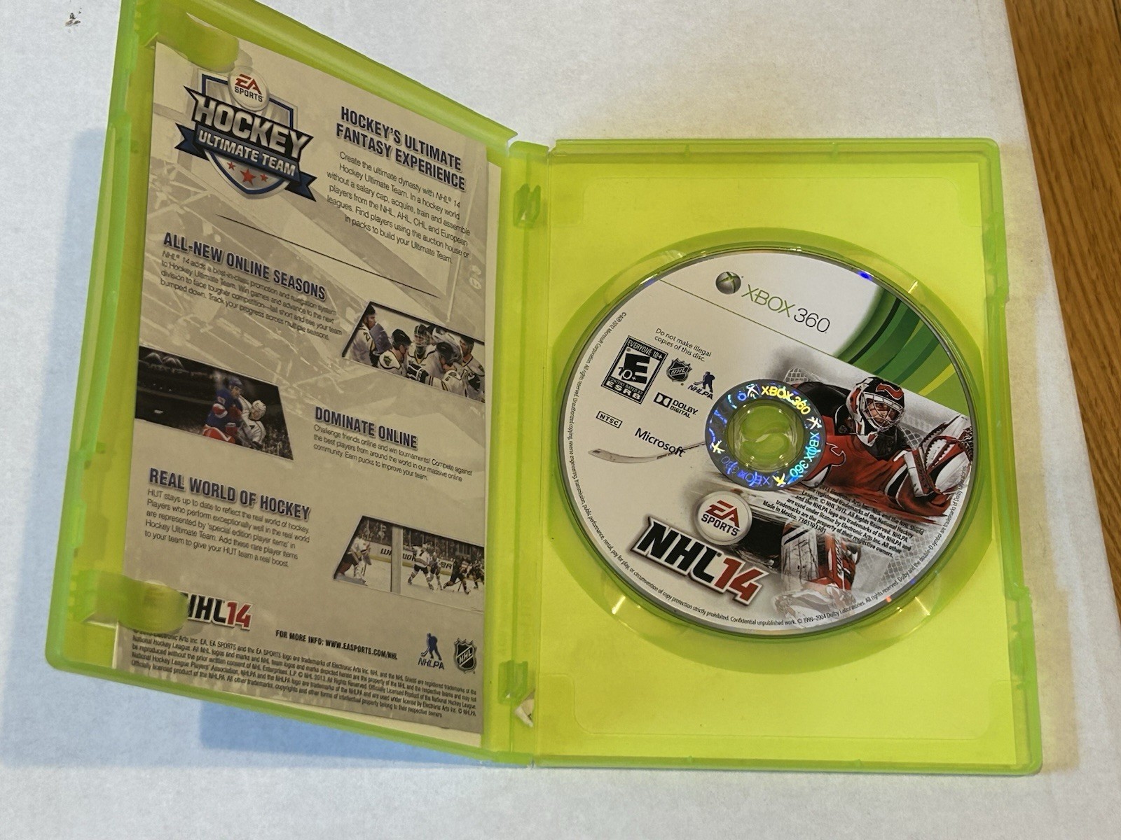 NHL 14 (Microsoft Xbox 360, 2013)