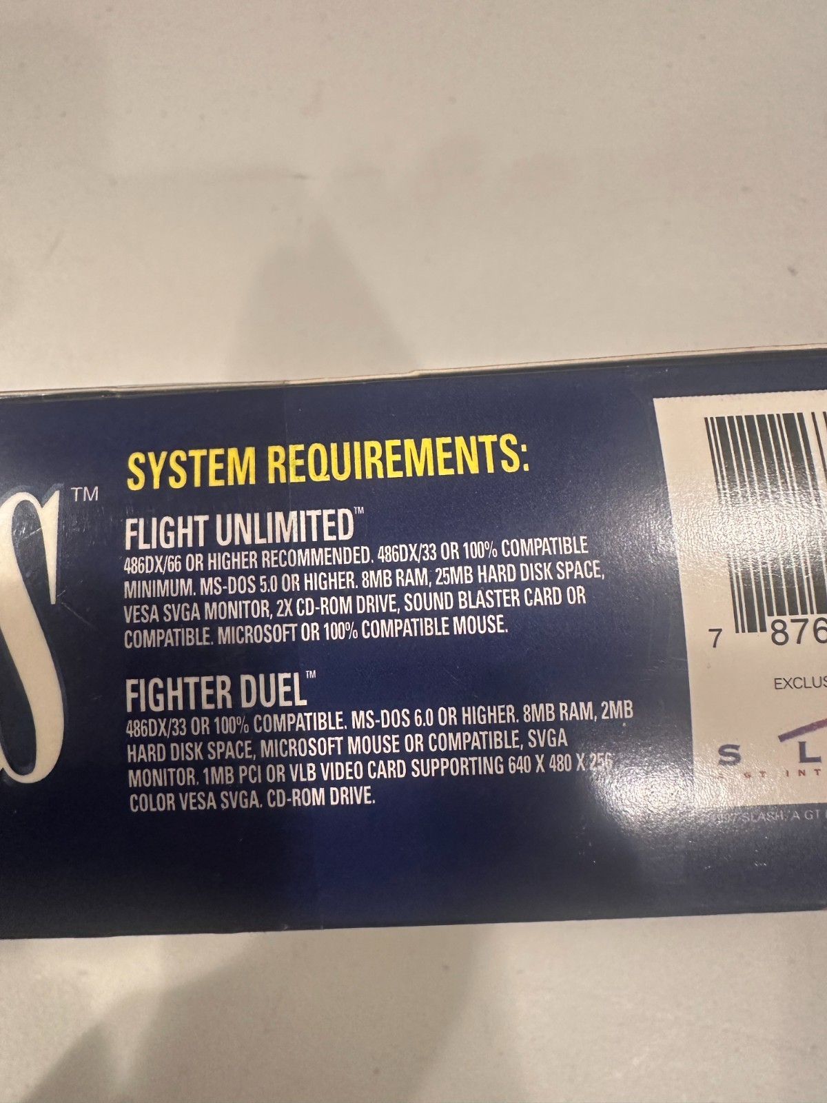 Flying Aces Vintage Video Game for DOS CD-ROM Flight Unlimited + Fighter Dual