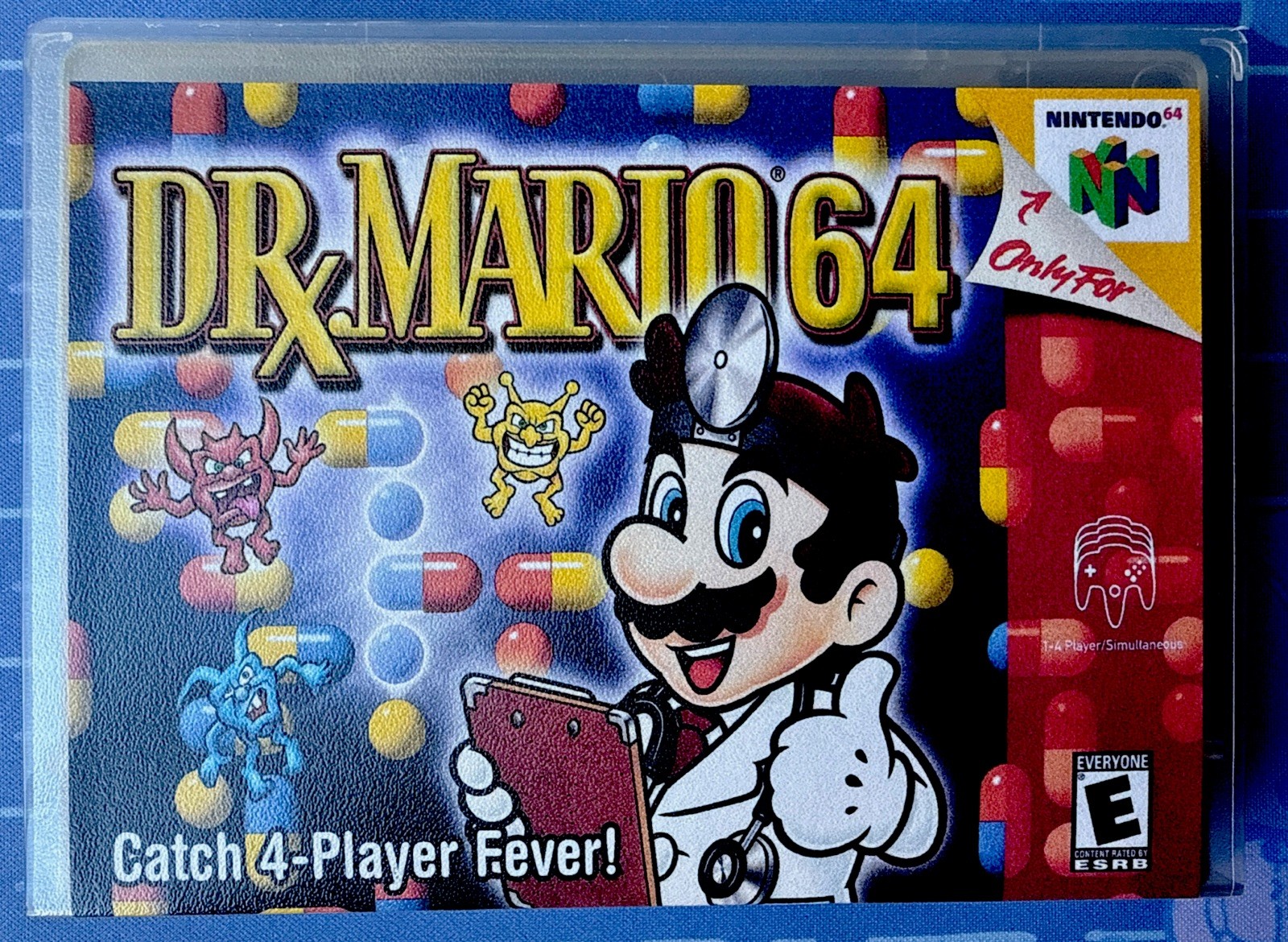 Dr. Mario 64 (Nintendo 64, 2001) N64 GAME + MANUAL + COLLECTOR CASE!!!!