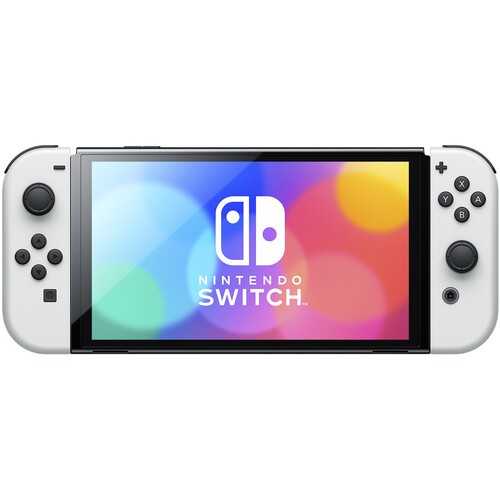 Nintendo Switch OLED White with Animal Crossing New Horizons Game