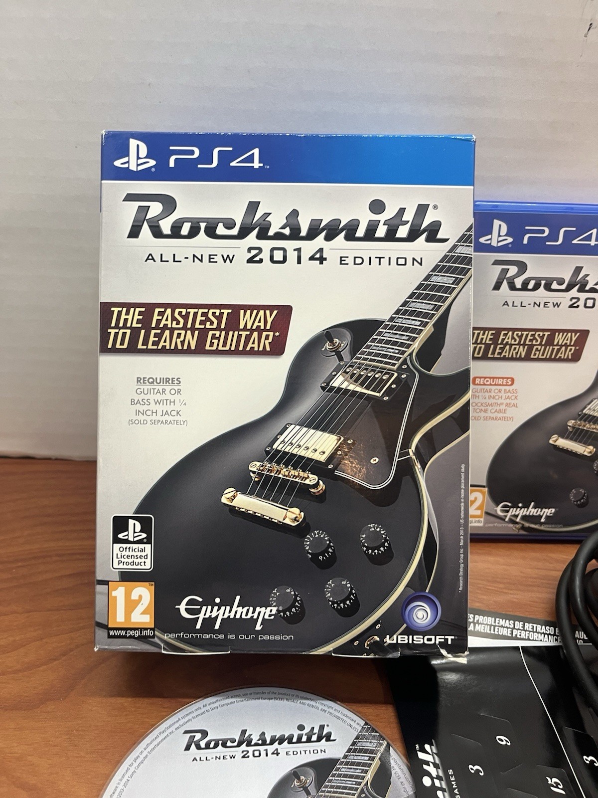 ROCKSMITH 2014 EDITION REMASTERED SONY PLAYSTATION 4 PS4 WITH REAL TONE CABLE