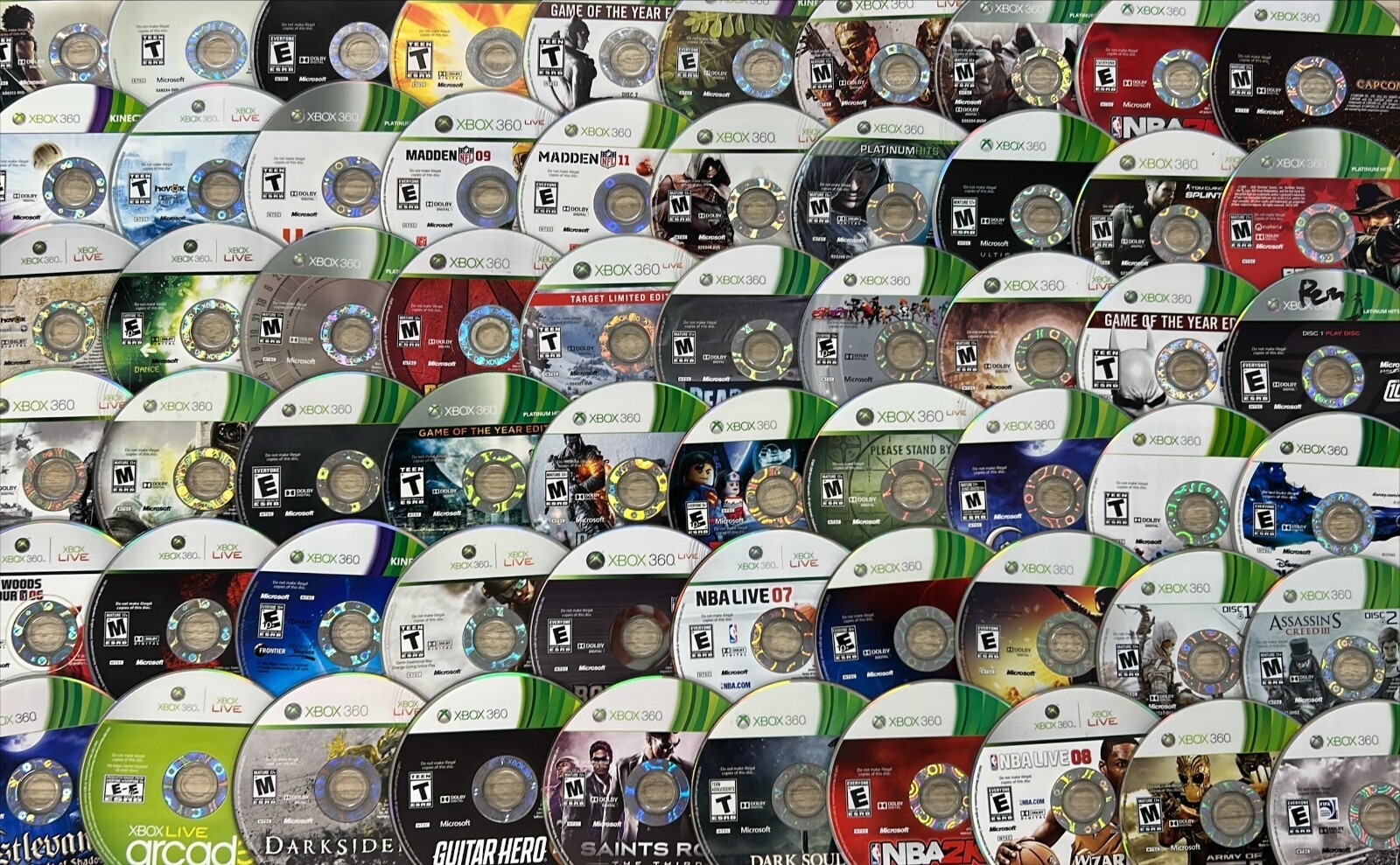Mystery Mixed Lot of 15 Microsoft Xbox 360 Games Blind Pack – Great Gift!