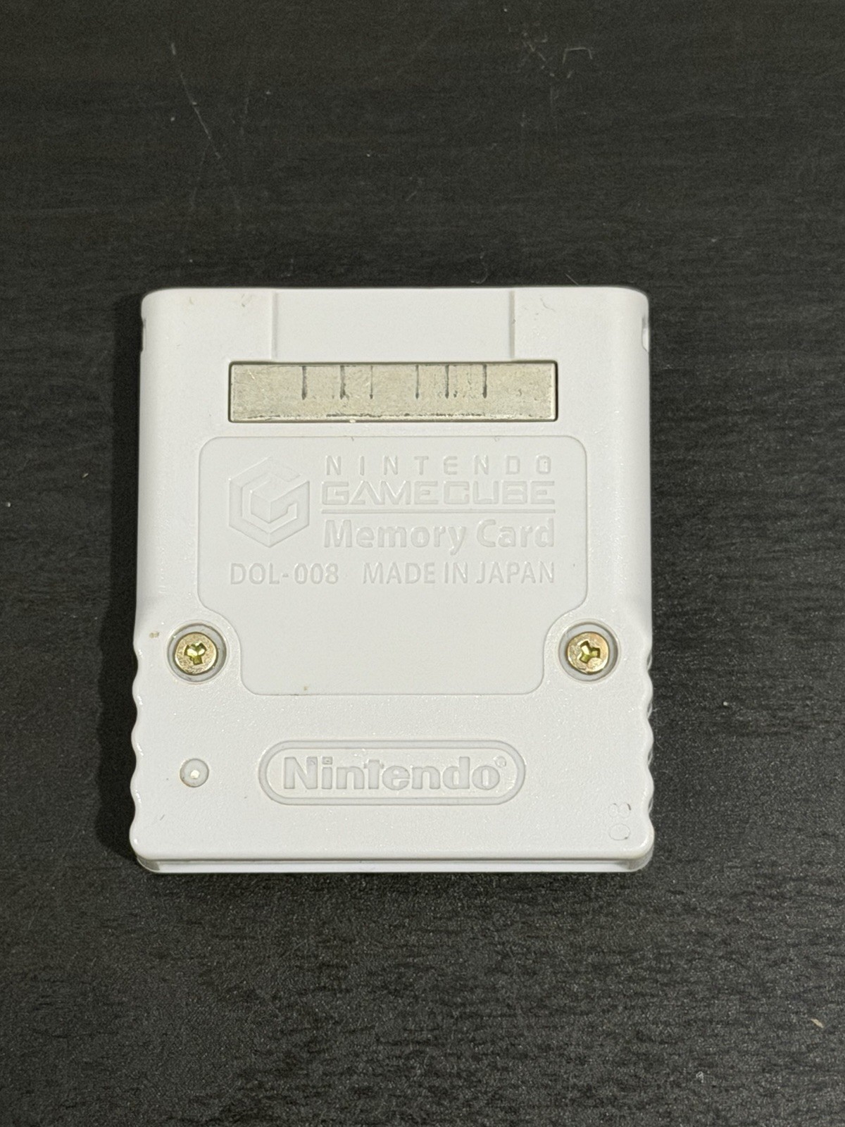Official Nintendo GameCube GC Gray Memory Card 251 Block OEM DOL-14 TESTED