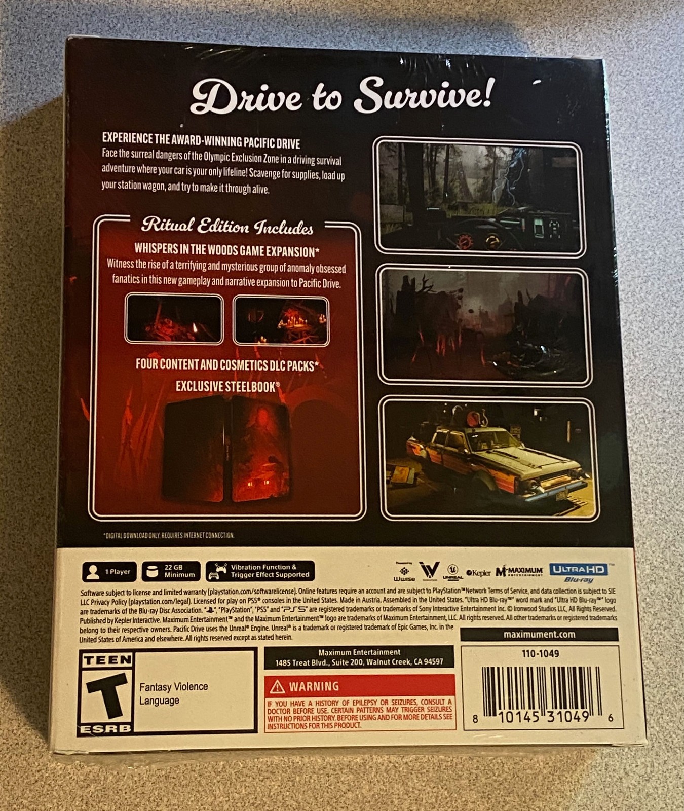 Pacific Drive Ritual Edition PS5 New Maximum Games 110-1049 2113299 810145310496