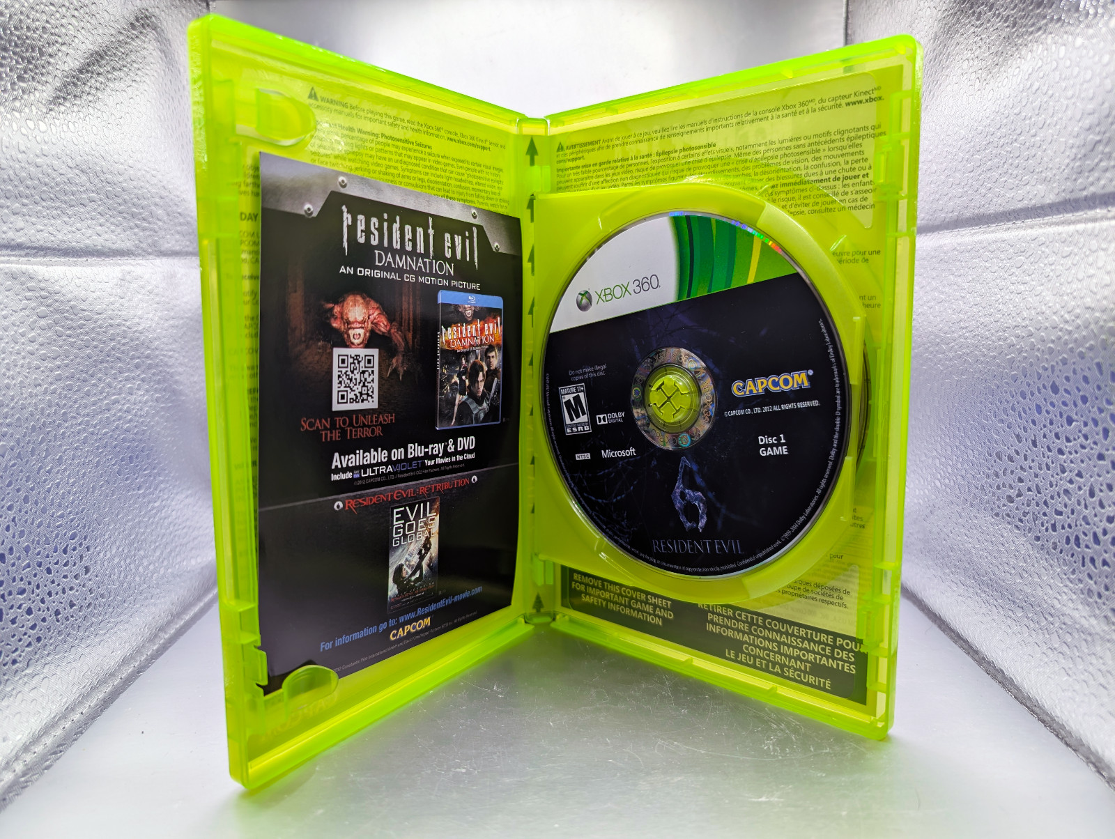 Resident Evil 6 Xbox 360 Physical 2 Disc Set Original Case RE6