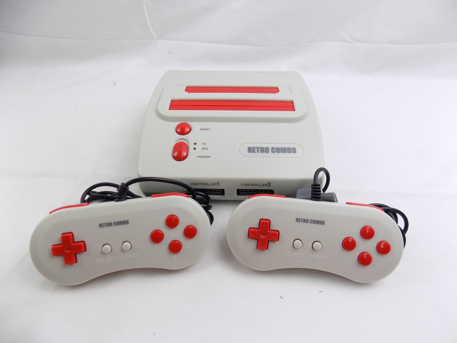 Boxed Retro Combo FC / SFC Red Console Bundle