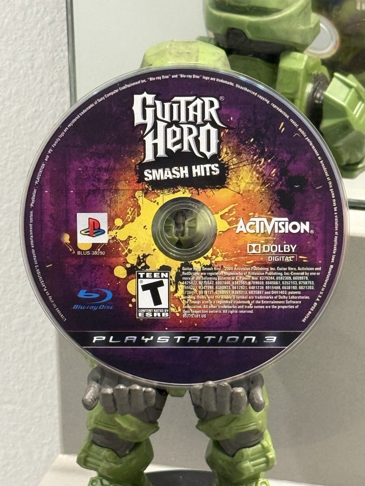 Guitar Hero: Smash Hits (Sony PlayStation 3, 2009) PS3 Disc Only TESTED