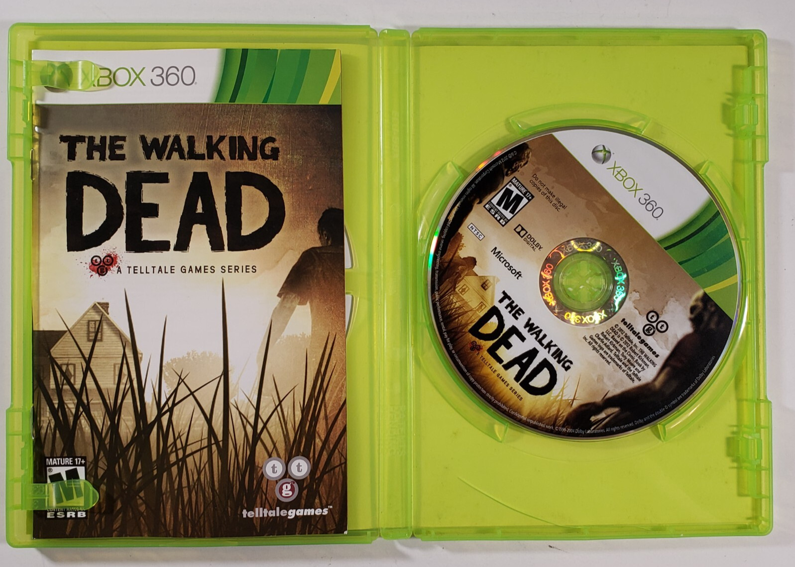 Walking Dead: A Telltale Games Series (Microsoft Xbox 360, 2012) CIB Complete