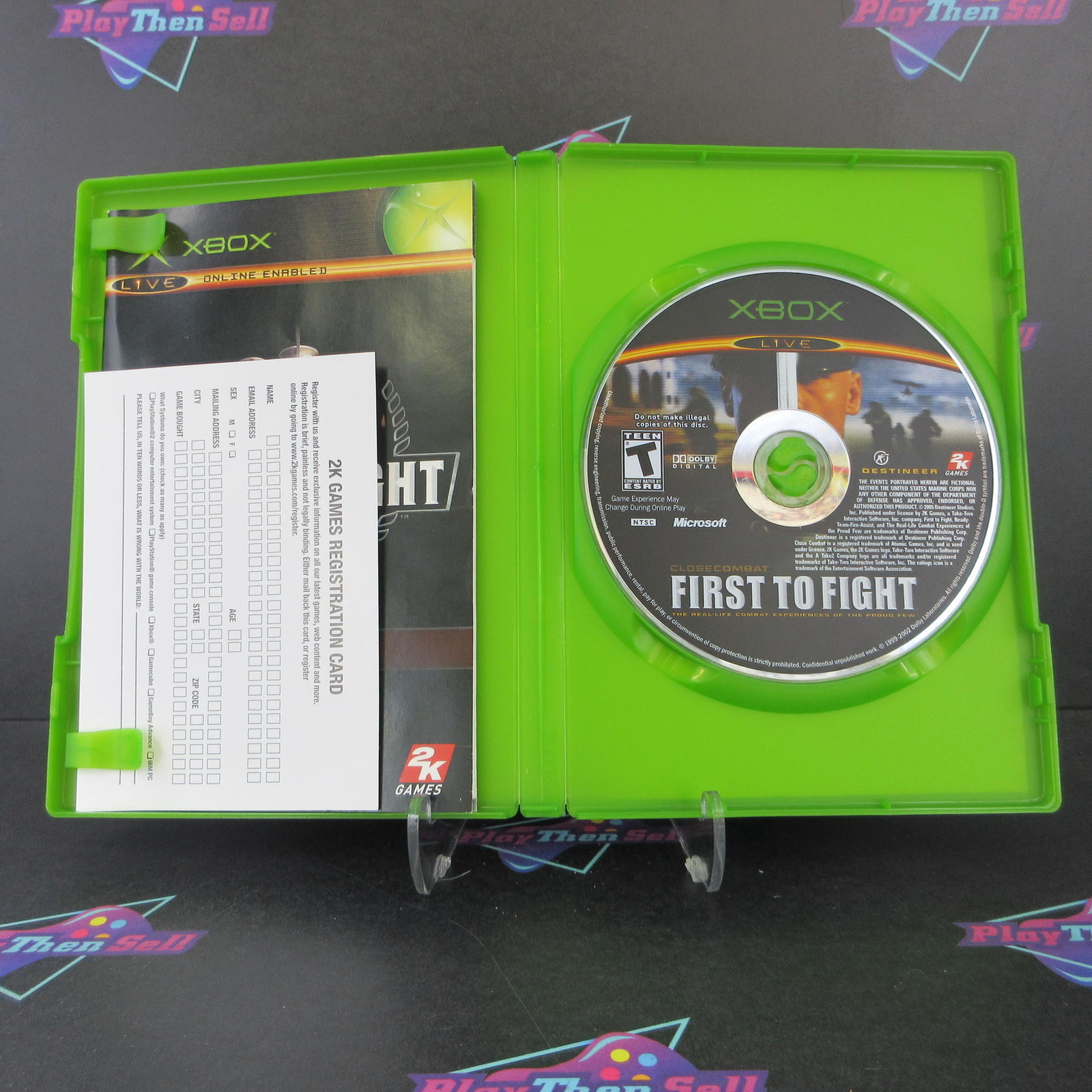 Close Combat First to Fight Xbox + Reg Card Complete – 1 Year Warranty VG