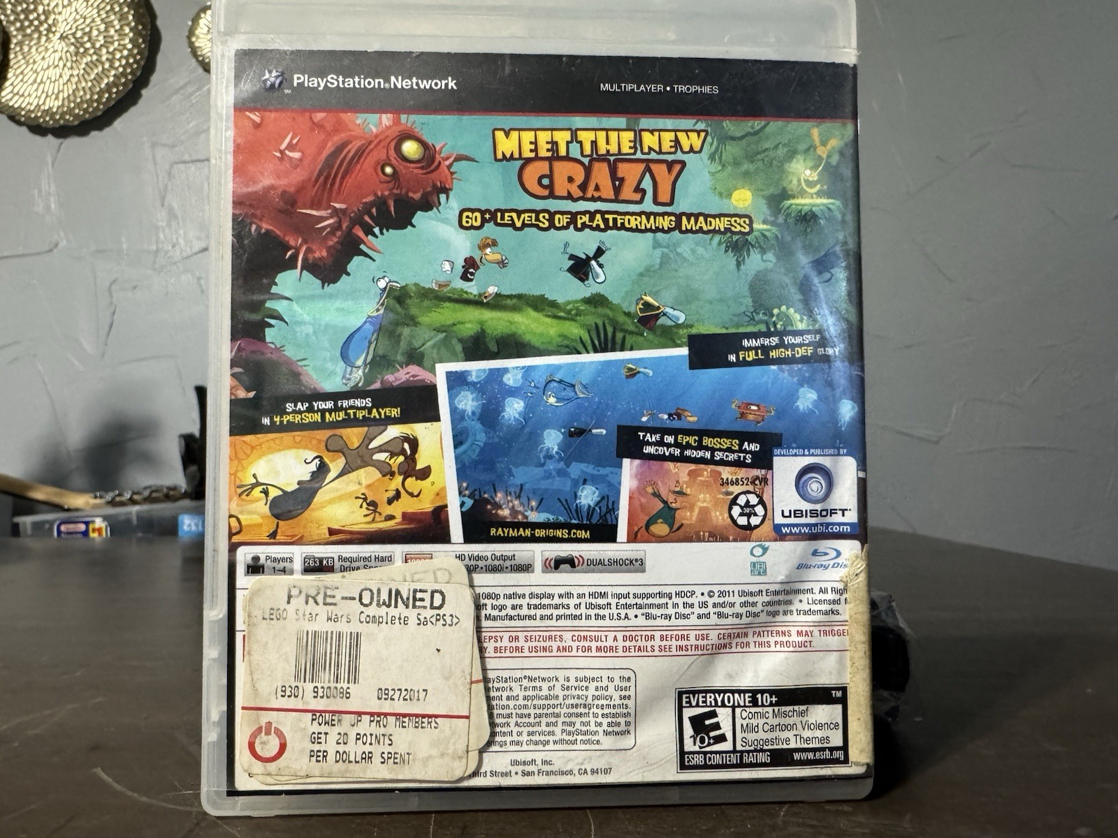 Rayman Origins – Sony PlayStation 3 – CIB Complete with/manual