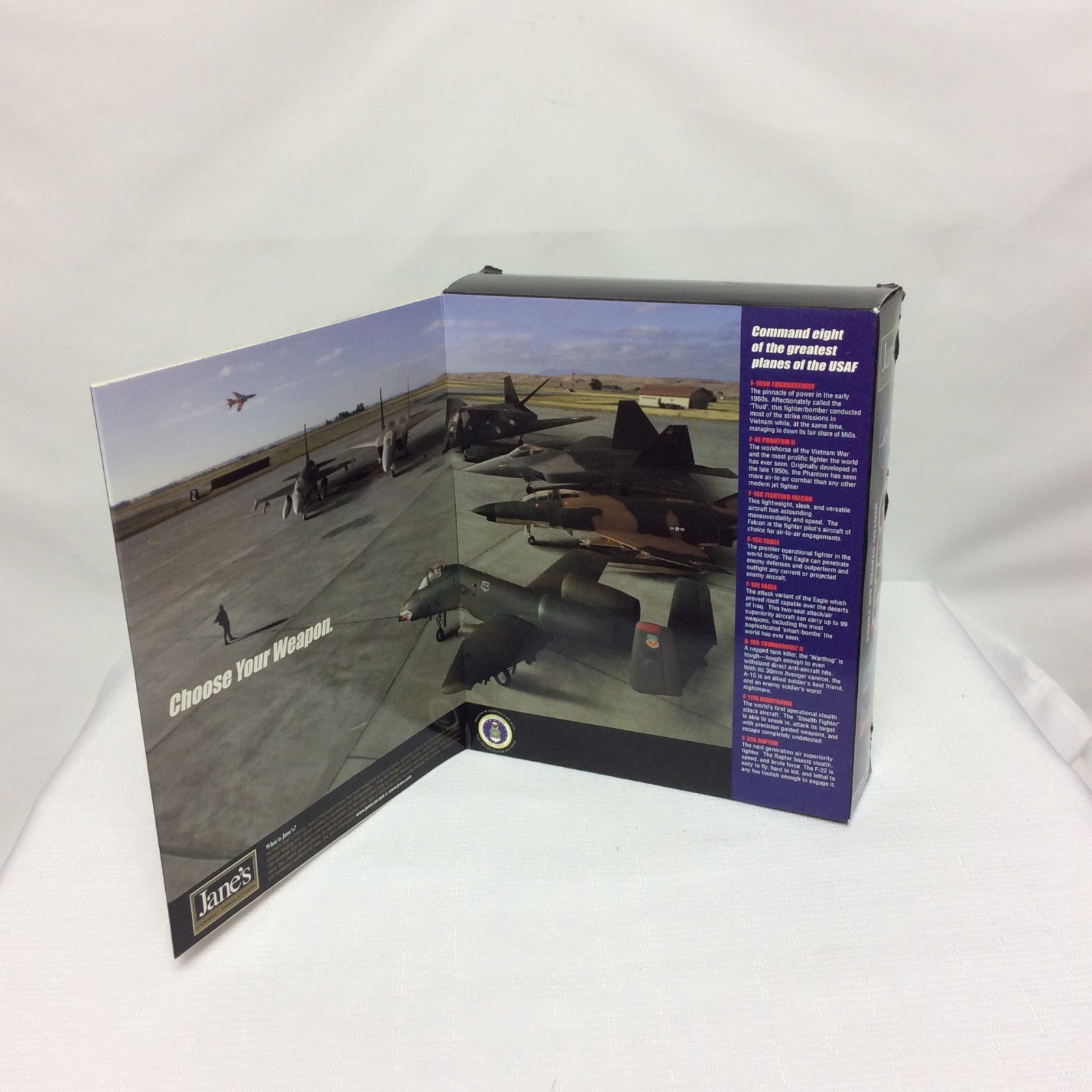 Jane’s Combat Simulations USAF United States Air Force PC CD-ROM 1998