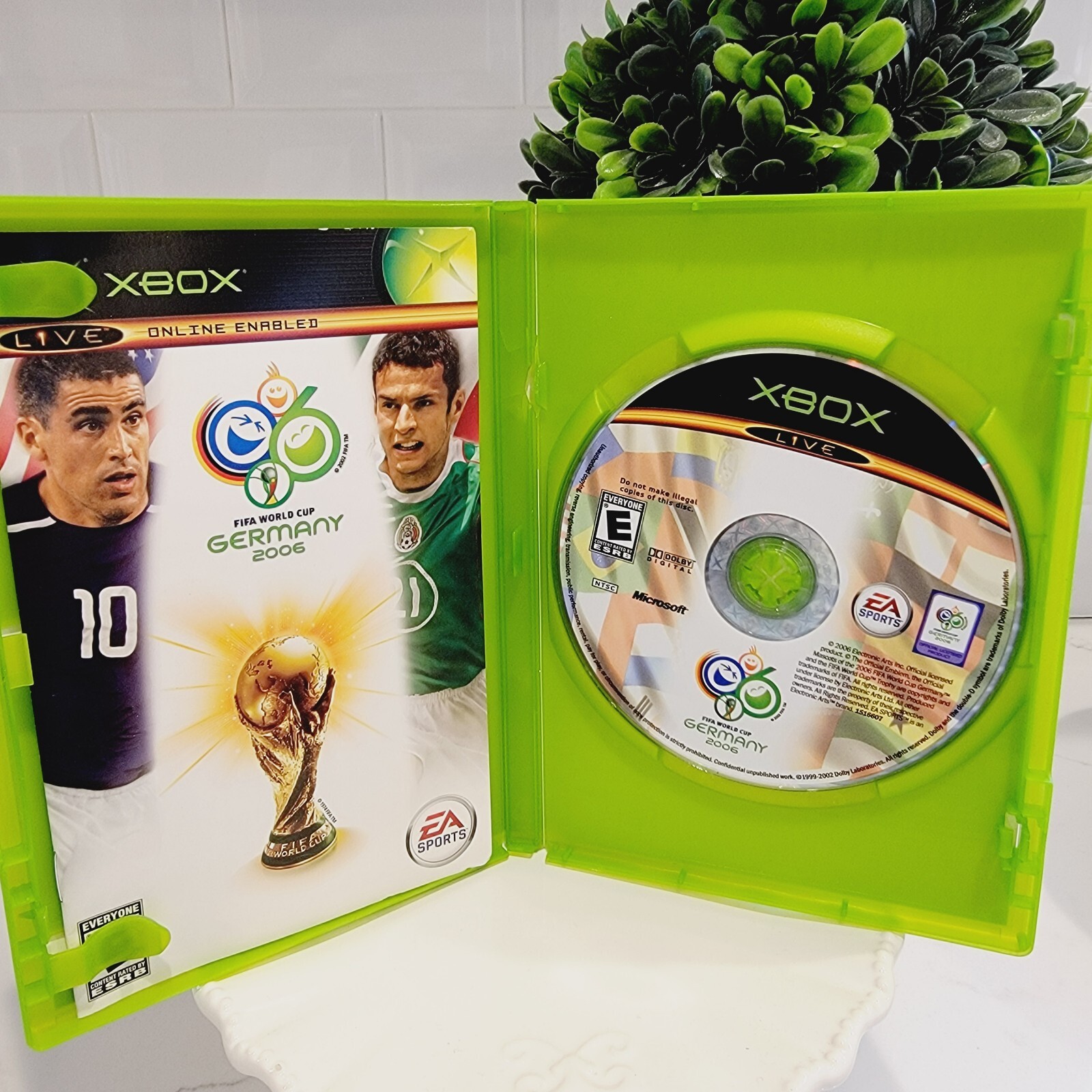 XBOX FIFA 2006 WORLD CUP GERMANY CIB With Manual Futbol Soccer