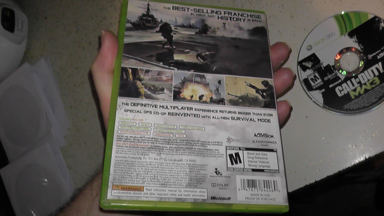 CALL OF DUTY MODERN WARFARE 3 – xbox 360 Game Tested Working COMPLETE