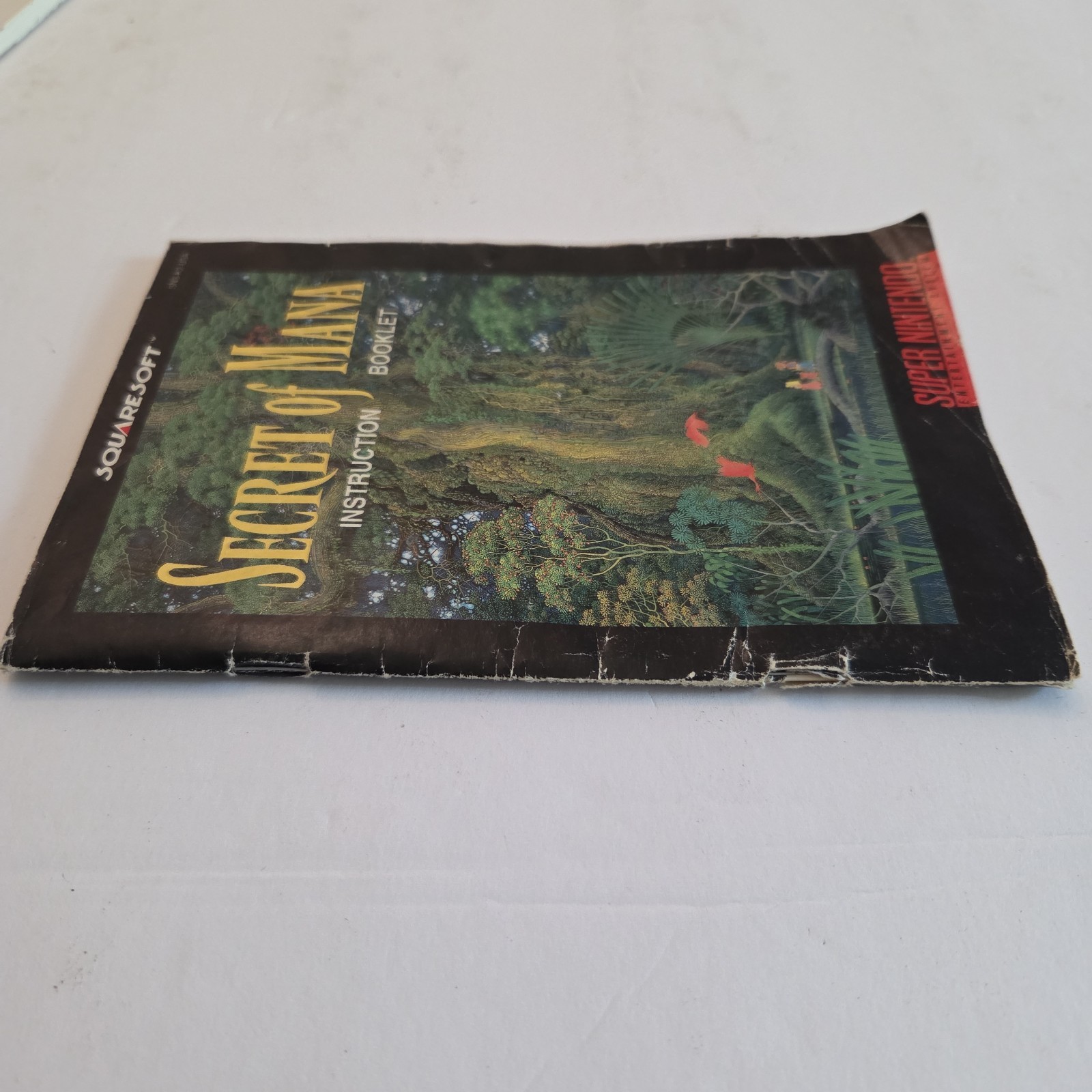 Secret of Mana SNES Super Nintendo, Instruction Manual Book Only