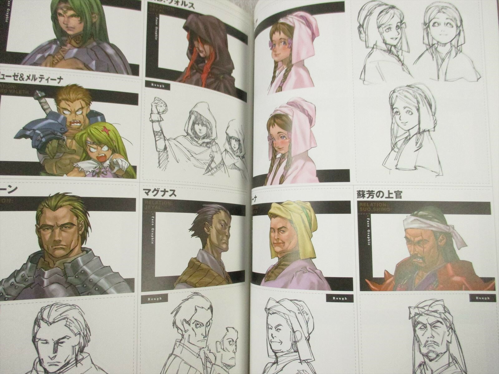 VALKYRIE PROFILE MATERIAL COLLECTION w/Poster Art Complete Set Book SeeCondition